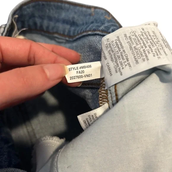 Madewell The Perfect Vintage Jean in Enmore Wash Raw-Hem Edition Size 26 - Picture 11 of 11